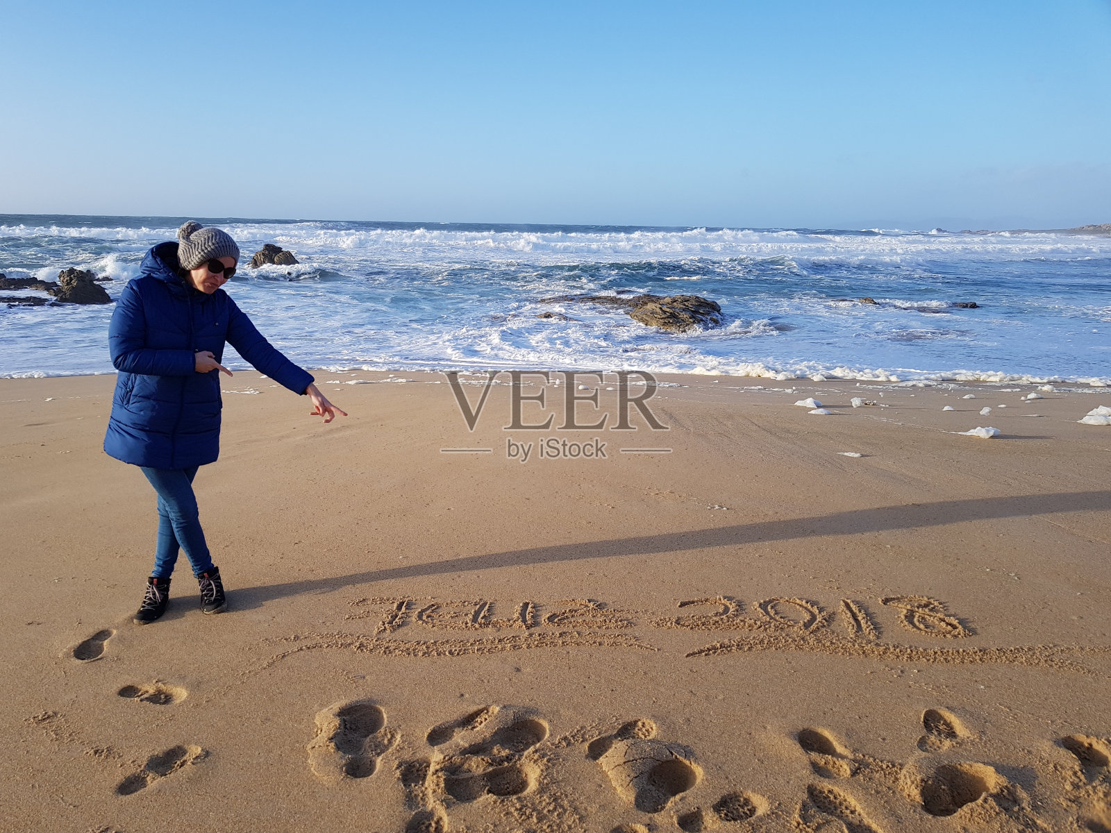 从2018年开始在海滩上照片摄影图片