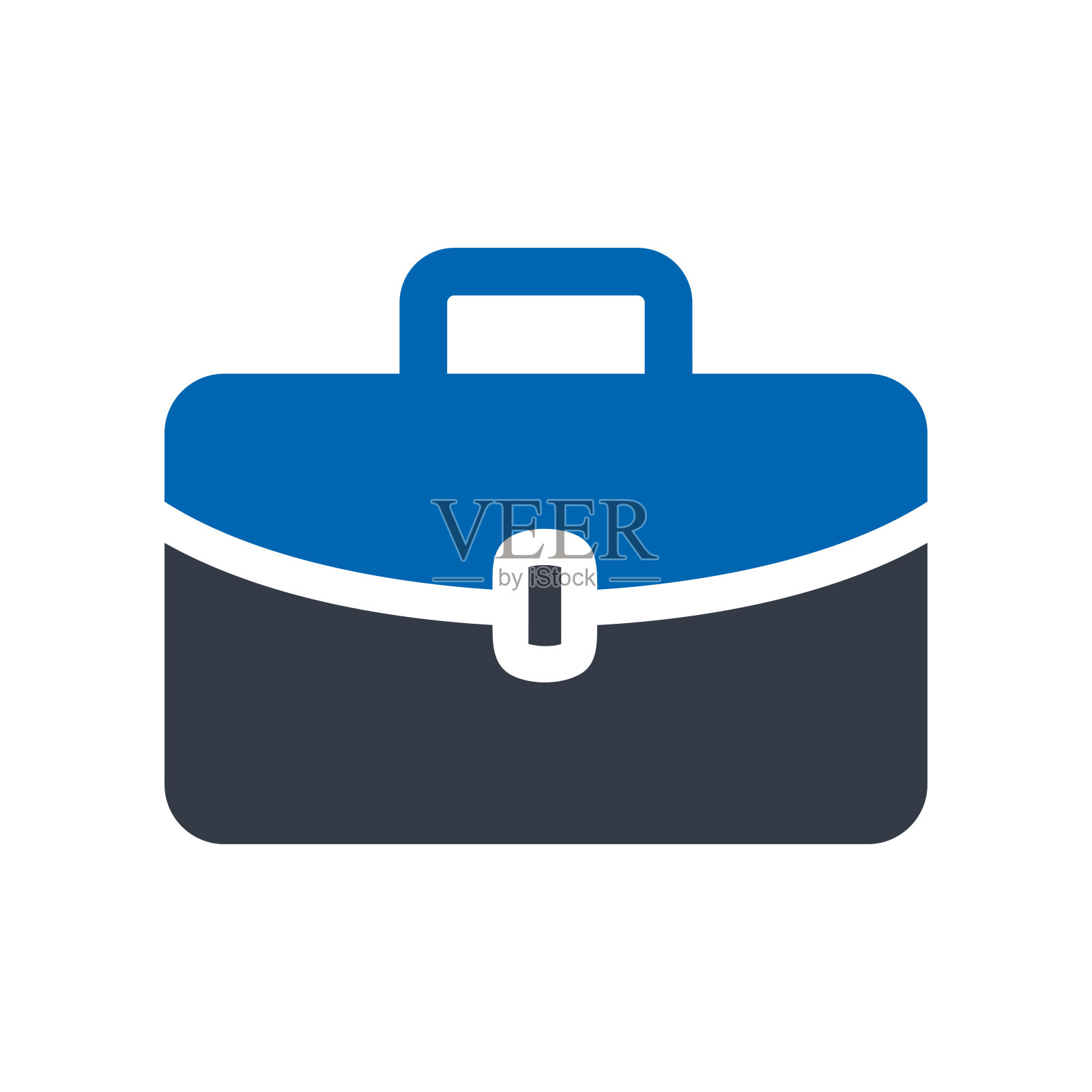 服务组合扁平蓝色图标隔离在白色背景矢量插图| Seo图标插画图片素材