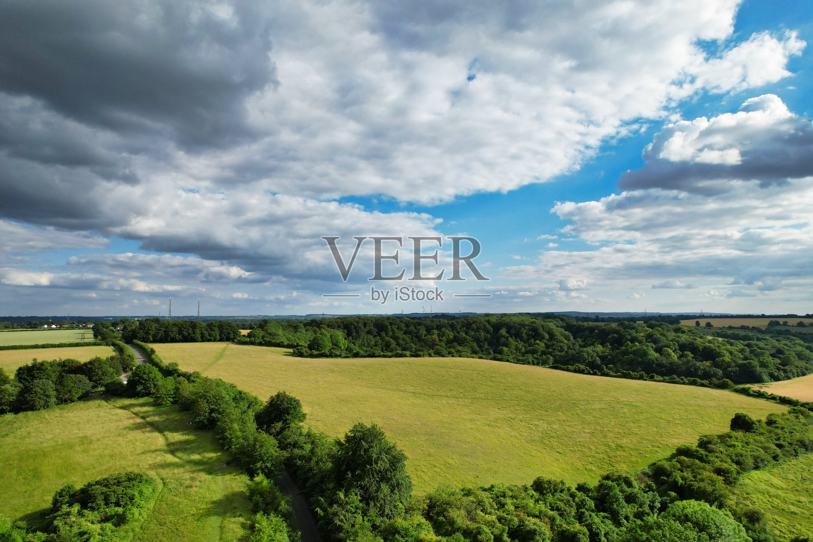 日落时分的鸟瞰图照片摄影图片
