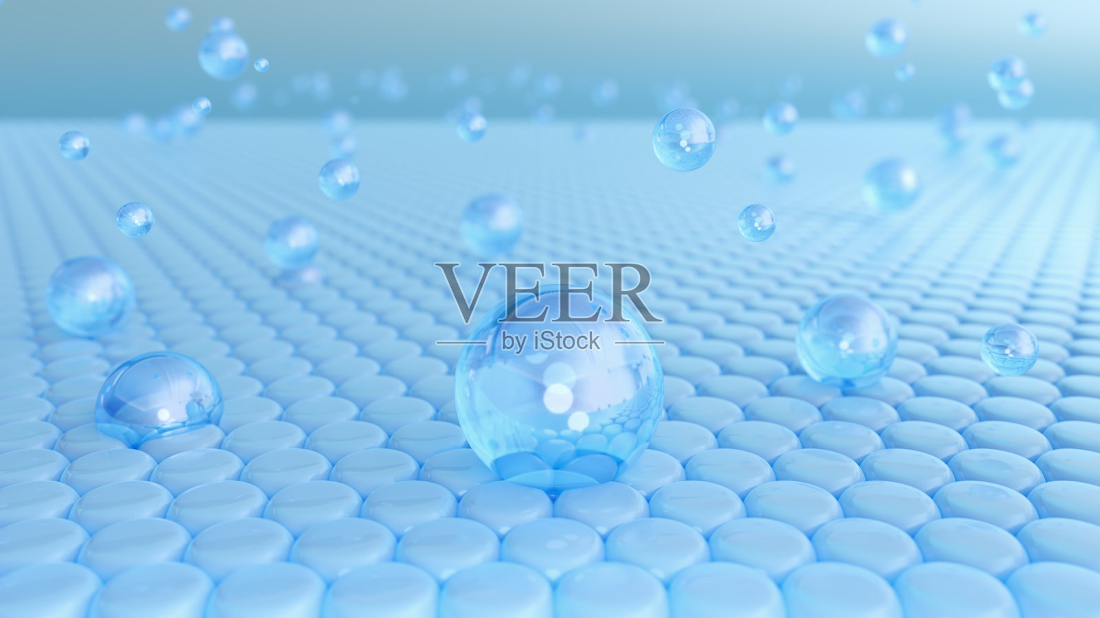 化妆品3d现代润肤霜，使肤色变亮。照片摄影图片