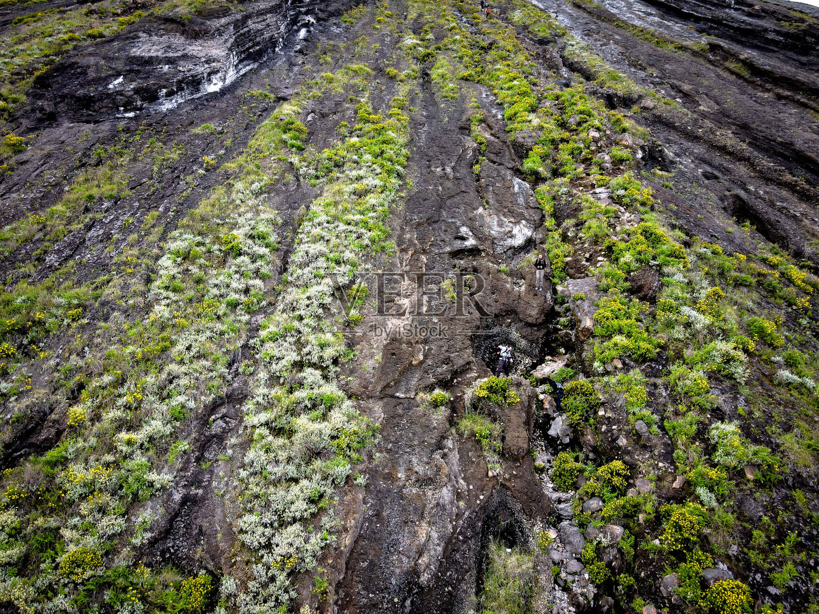 Ol Doinyo Lengai活火山位于非洲坦桑尼亚。照片摄影图片
