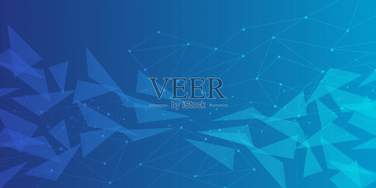 摘要几何网络技术背景插画图片素材