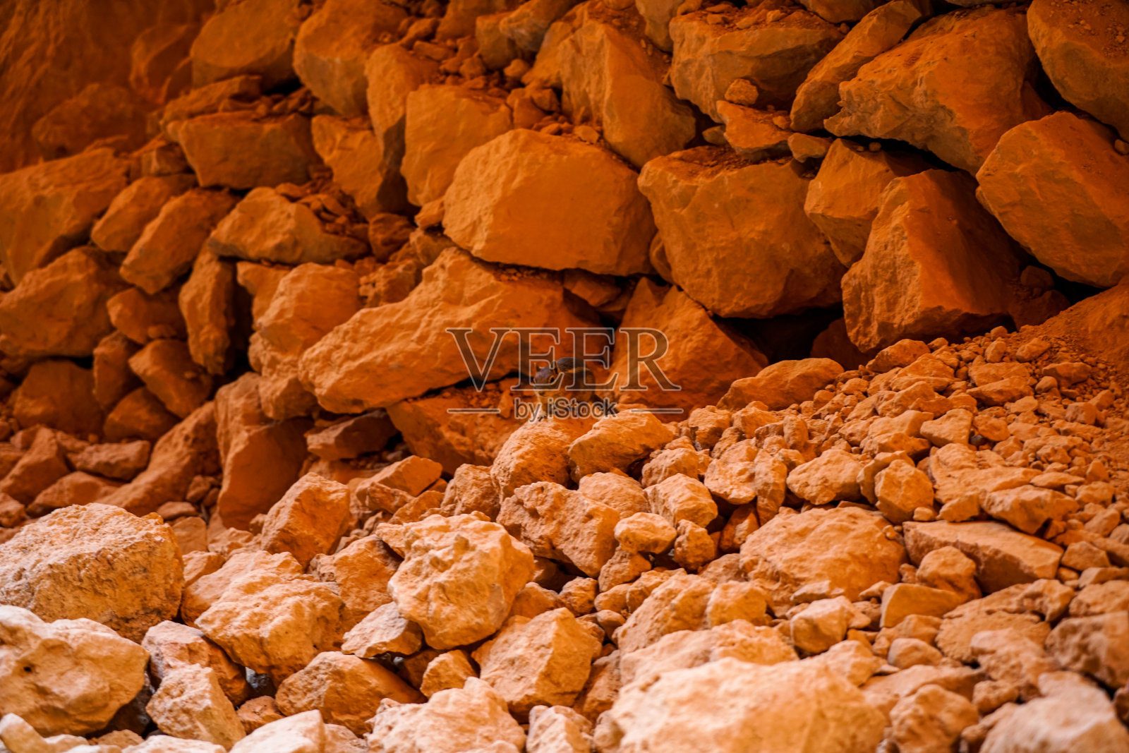 犹他州布莱斯峡谷国家公园橙色巨石的特写照片摄影图片