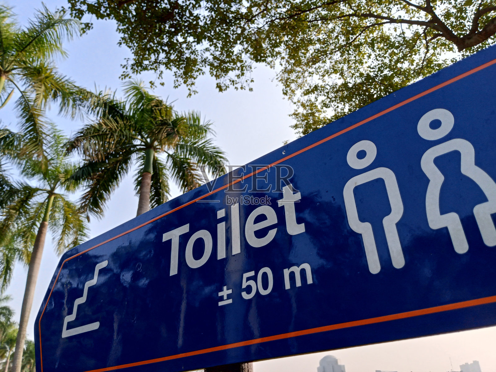 厕所的路标照片摄影图片