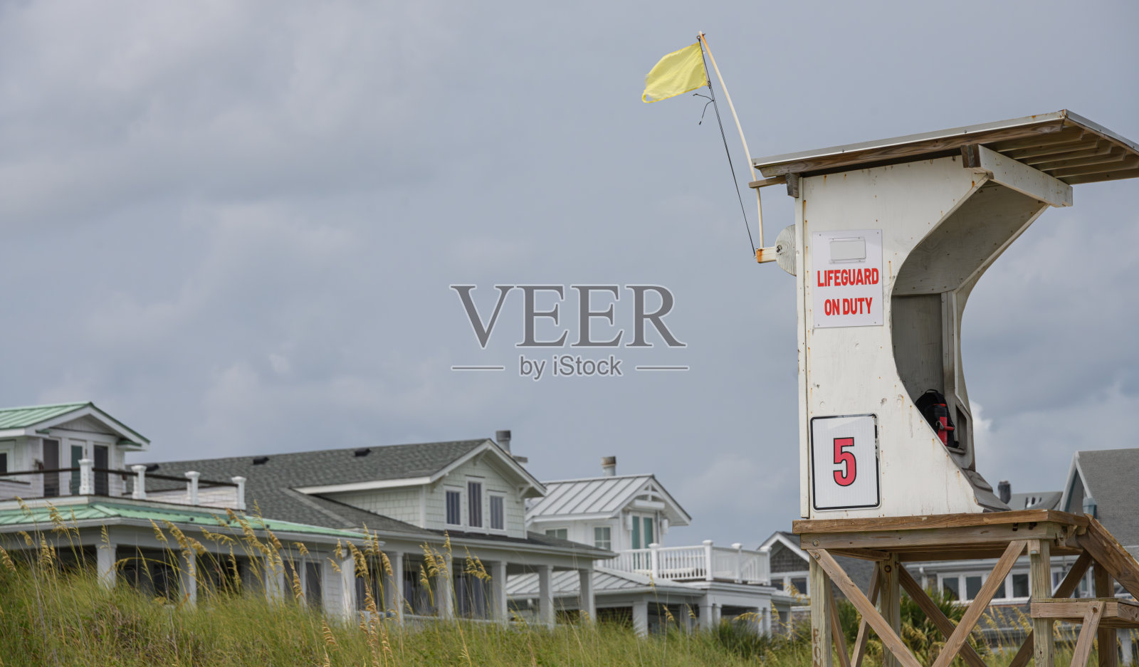 海滩救生员站照片摄影图片