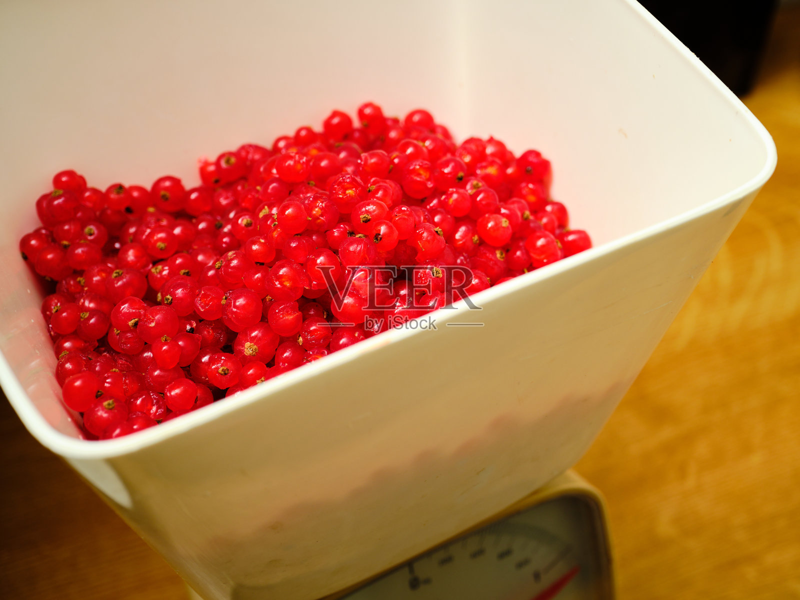 厨房里的红醋栗照片摄影图片