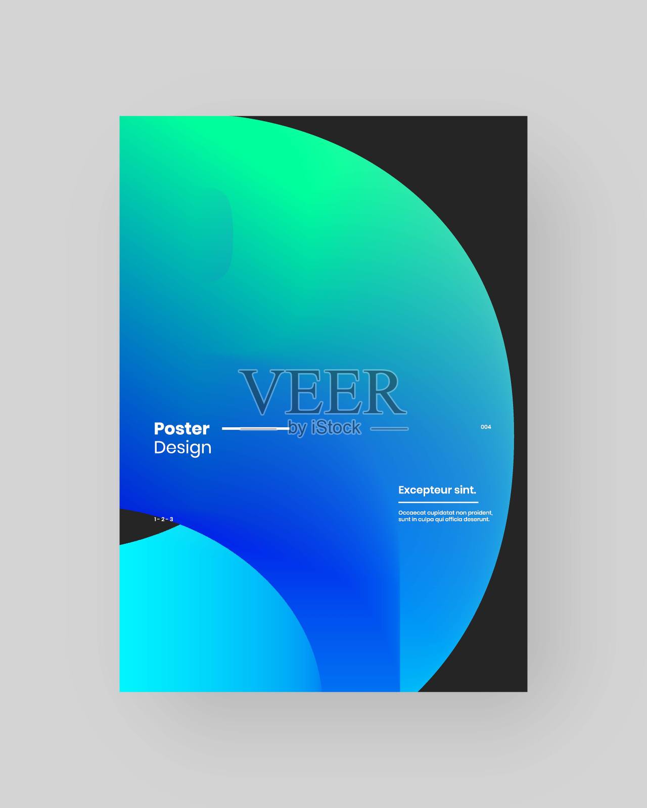 抽象海报设计。插画图片素材