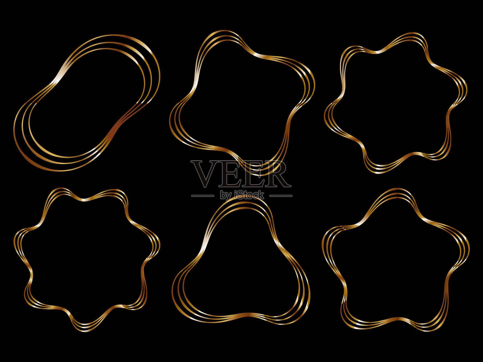 6抽象框架插画图片素材