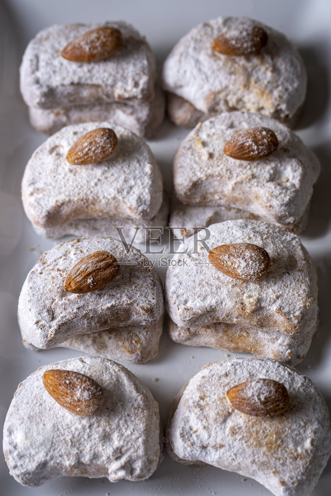 传统卡瓦拉杏仁饼干照片摄影图片