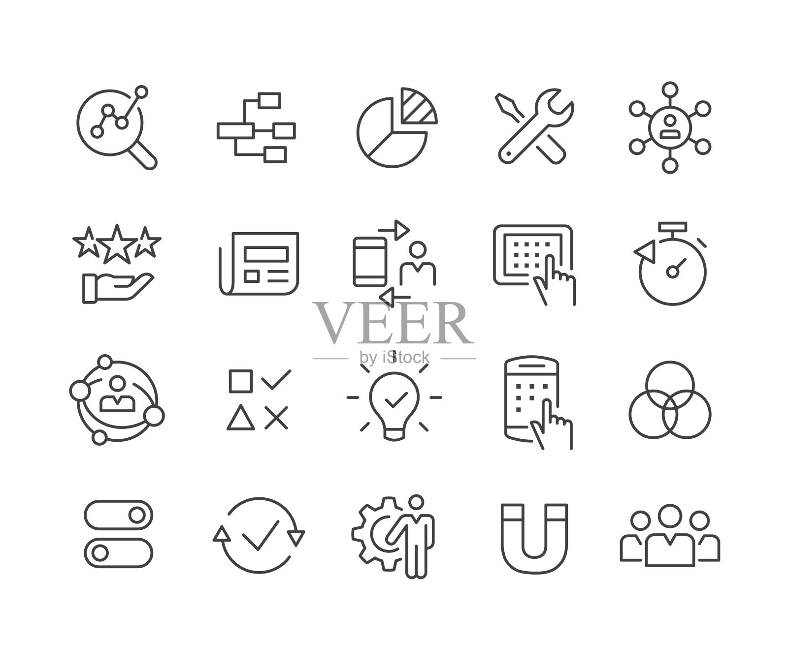 用户体验图标-经典系列插画图片素材