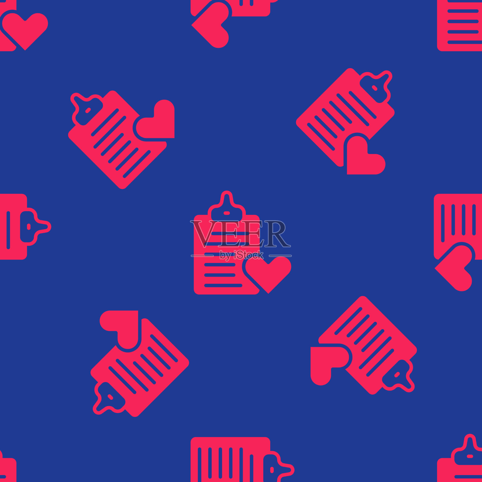 红色医学剪贴板与临床记录图标插画图片素材