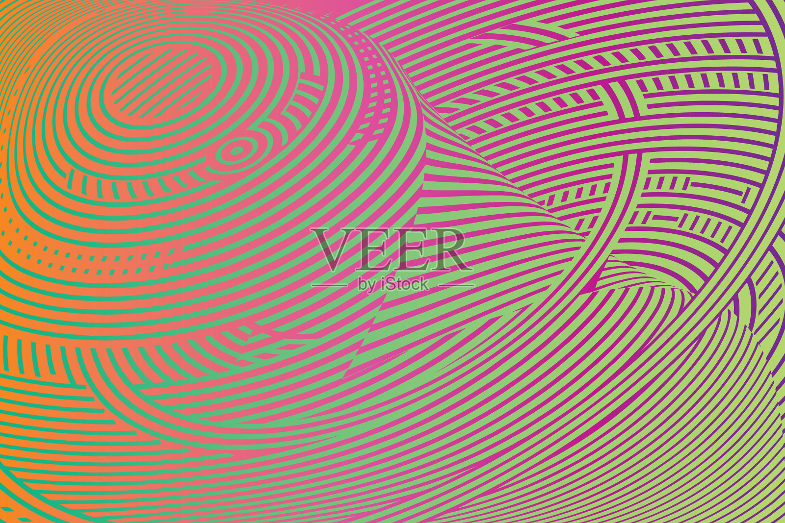 彩色半色调图案技术背景插画图片素材