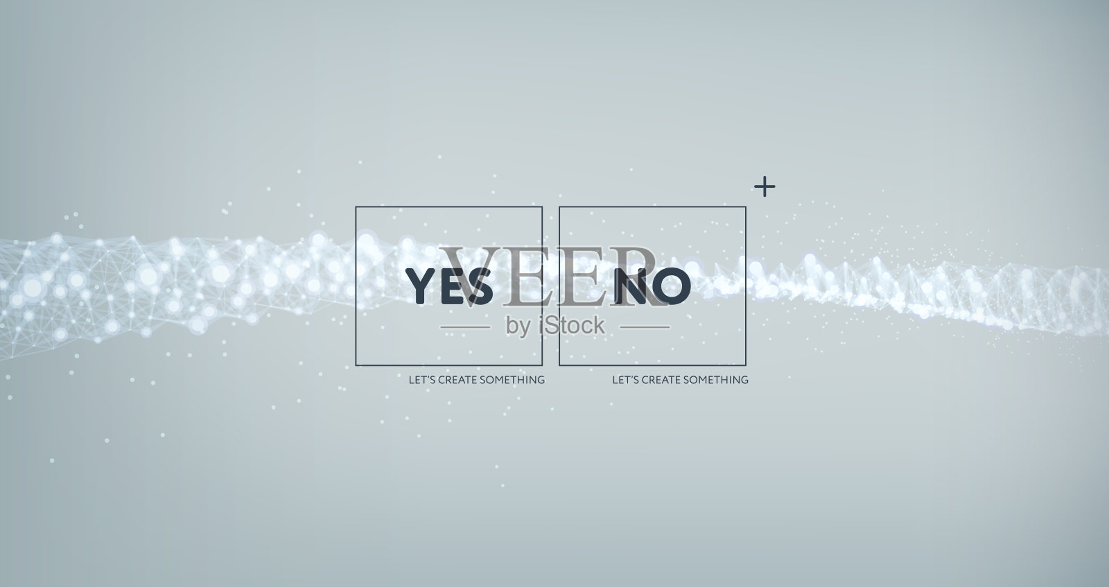 抽象的网络背景。区块链。插画图片素材