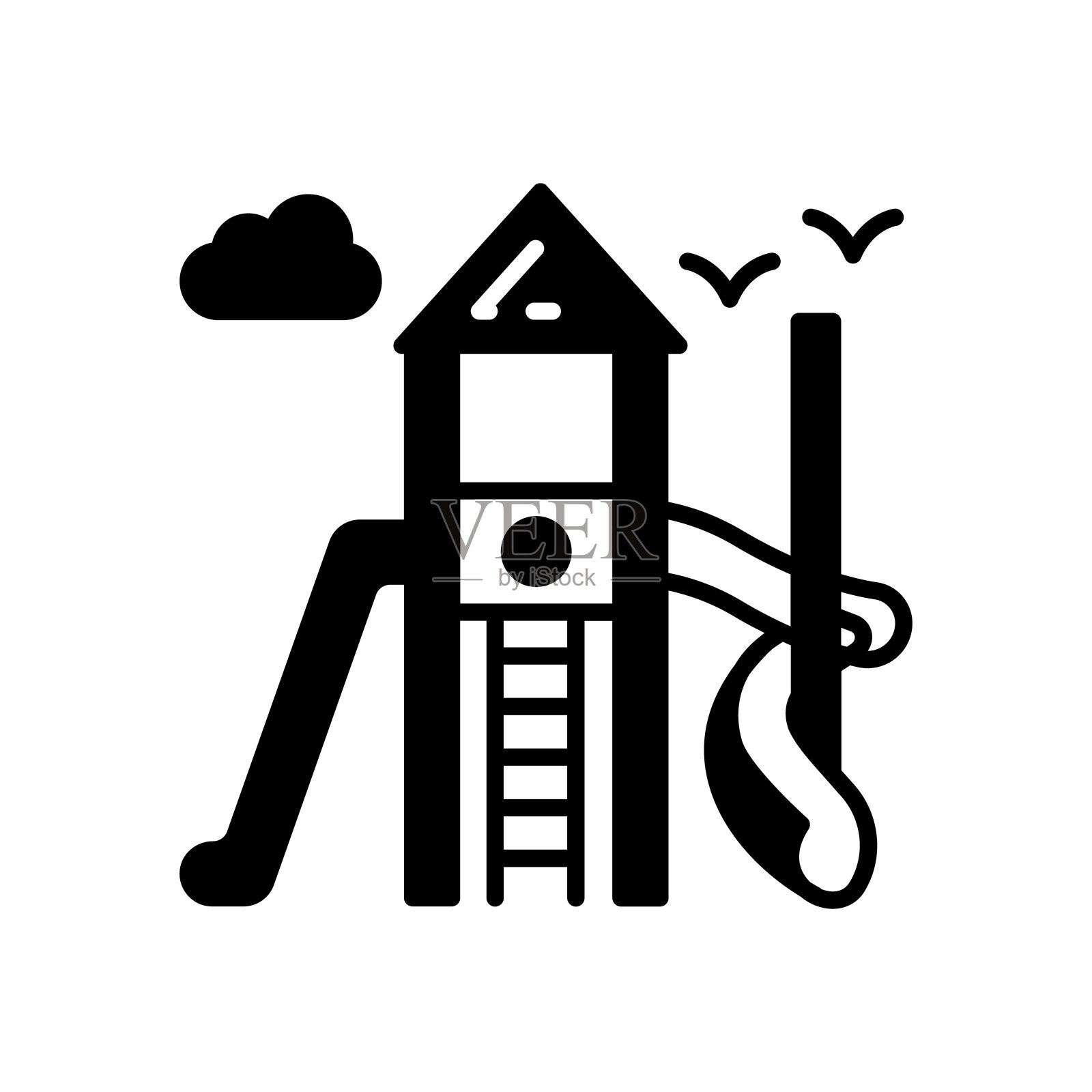 操场图标在矢量。标识插画图片素材