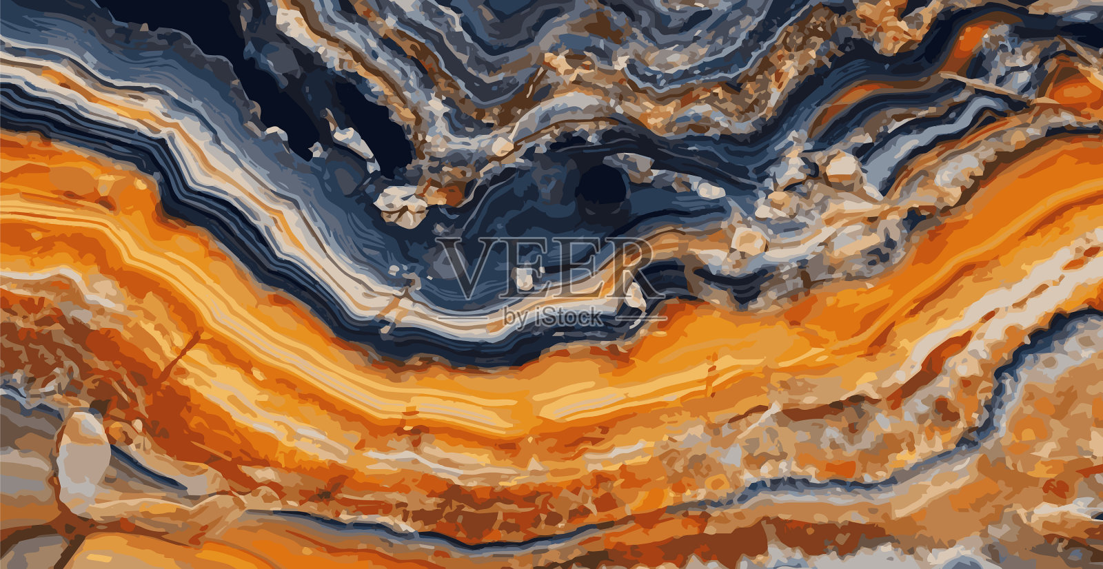 全景大理石背景彩色明亮插画图片素材