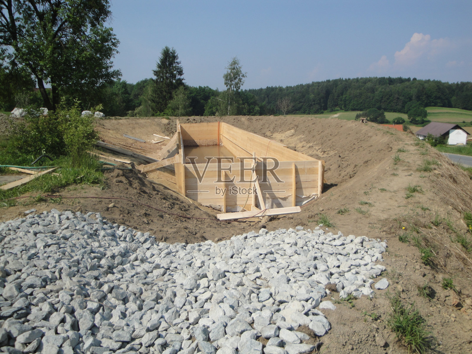 园林池塘和自然景观照片摄影图片