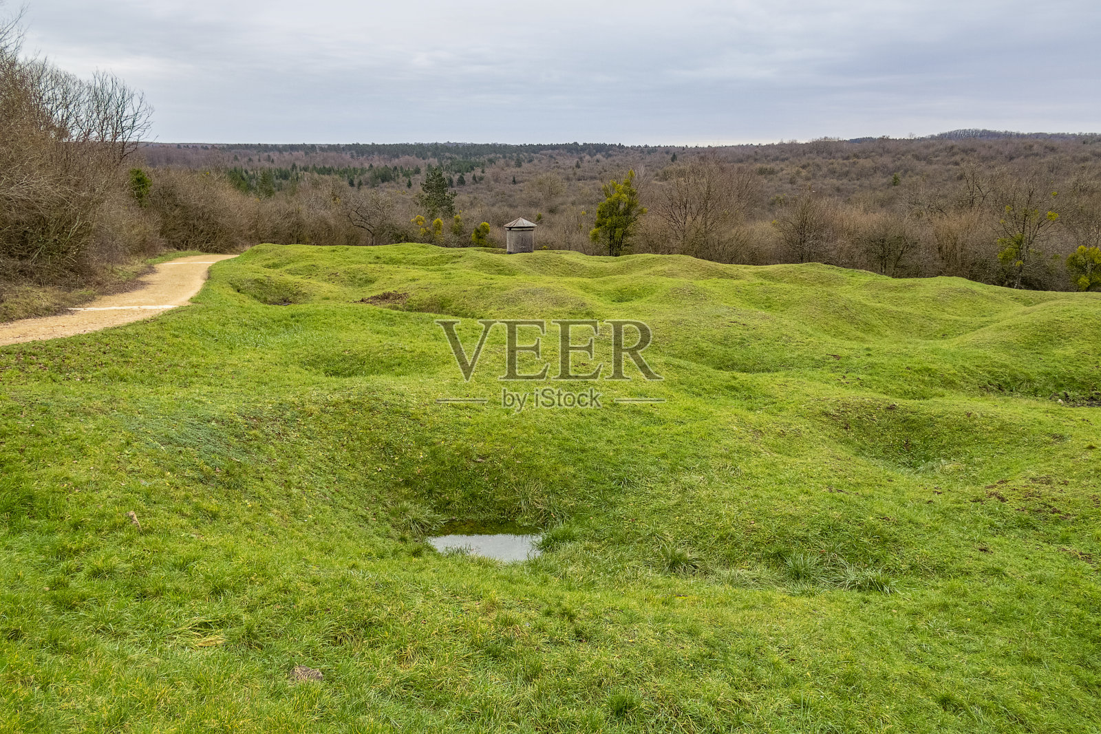 凡尔登战场照片摄影图片