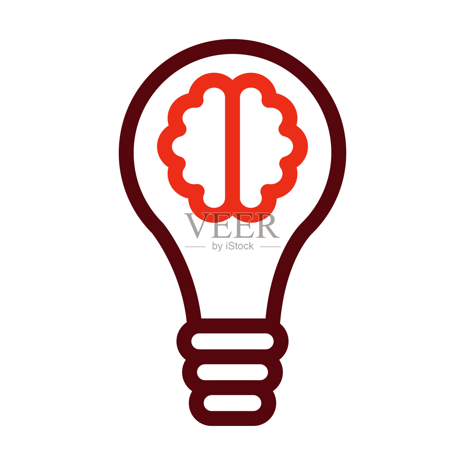 商业智能粗线两色图标的个人和商业用途。插画图片素材