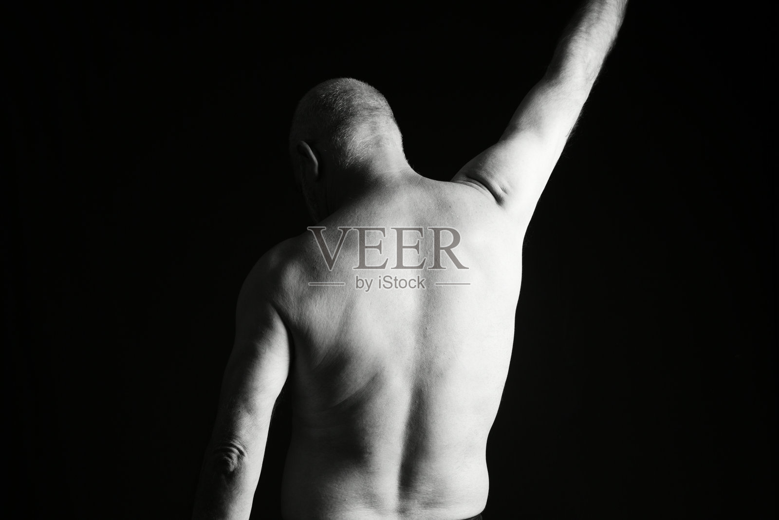 身体表情身体动作男人在黑白照片剪影照片摄影图片