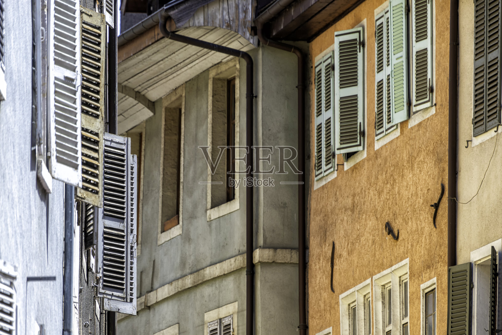 位于法国南部的阿纳西古城照片摄影图片