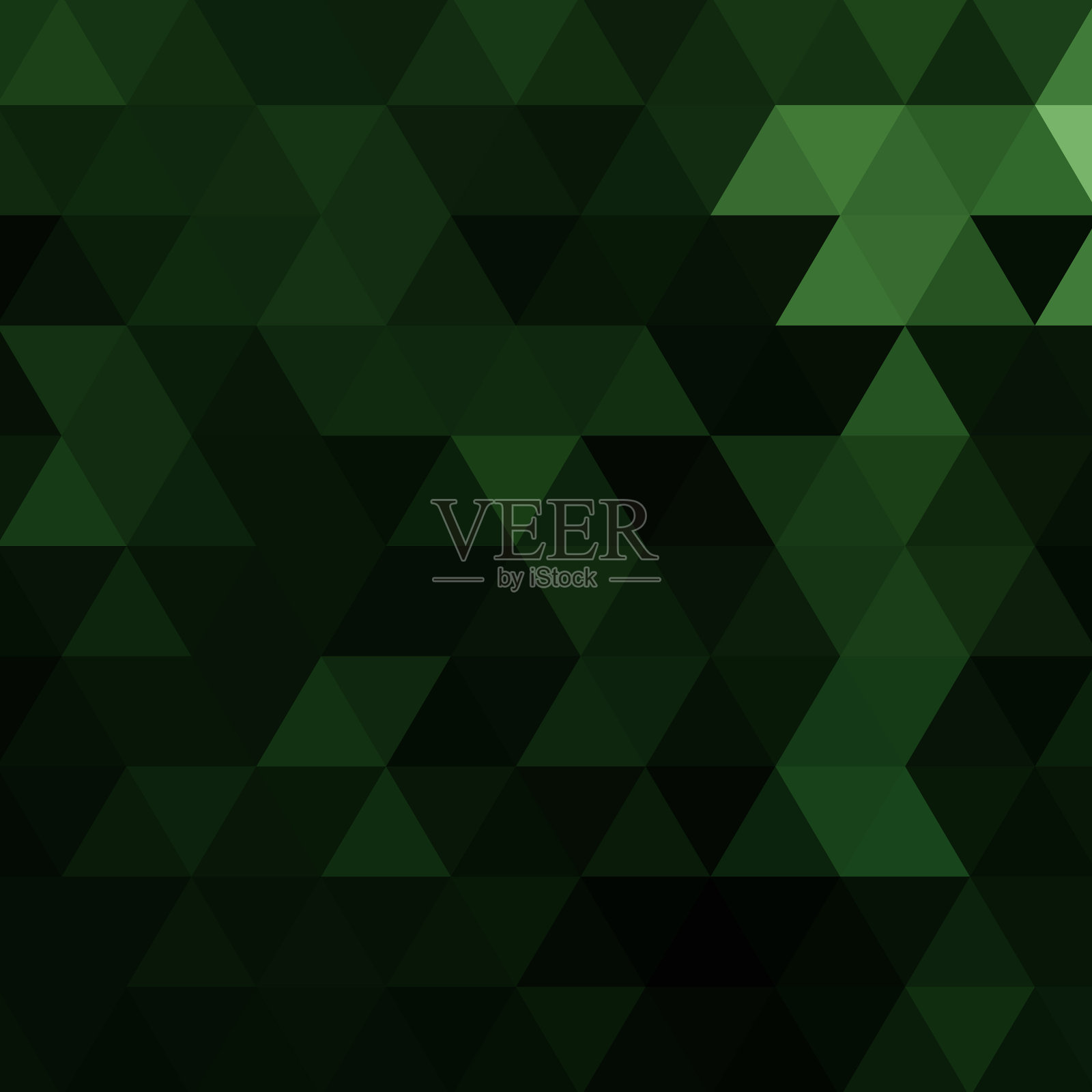 由绿色小三角形组成的抽象背景插画图片素材