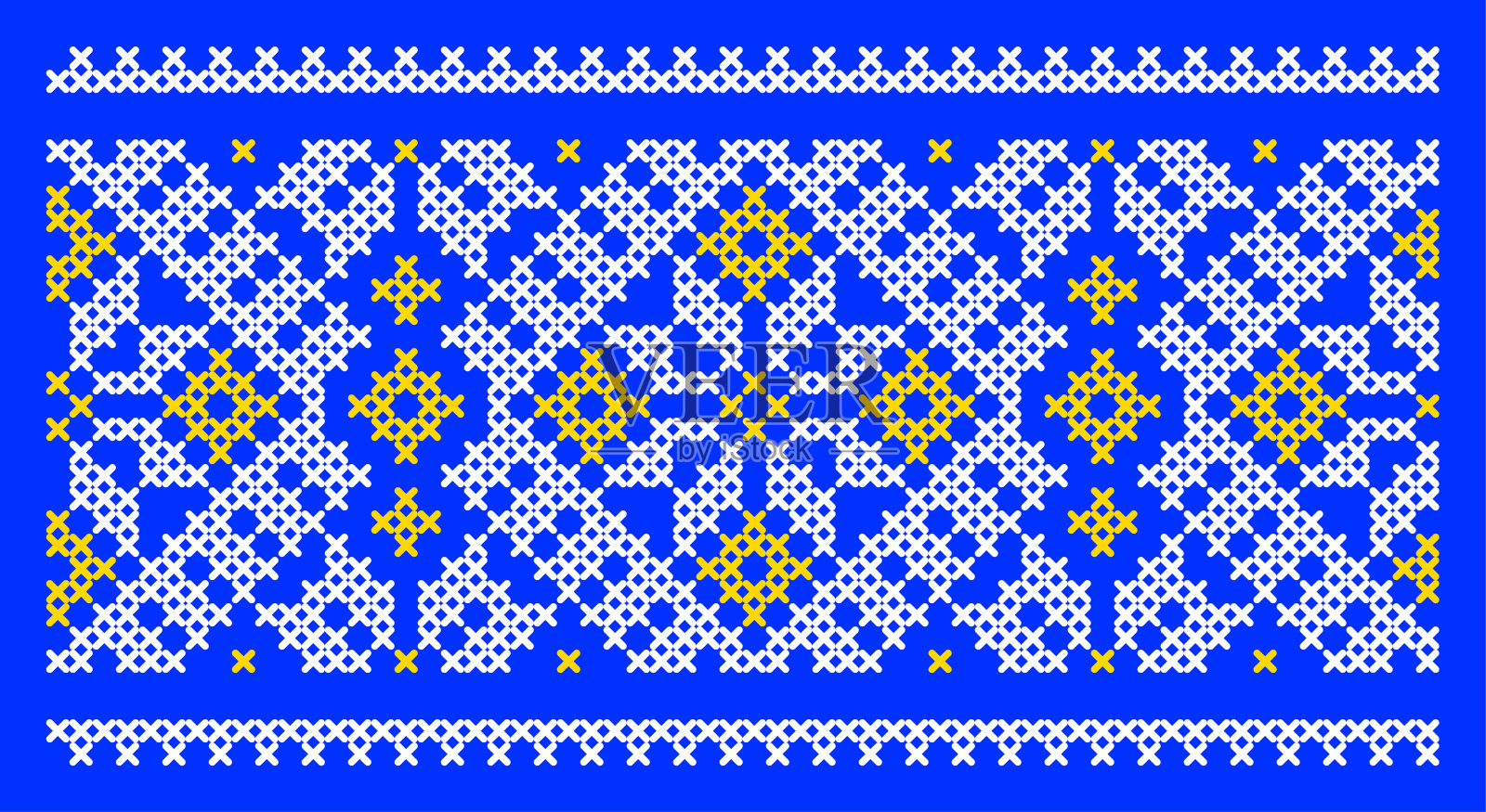 矢量插图乌克兰装饰民族风格，身份，vyshyvanka，刺绣印刷服装，网站，横幅插画图片素材