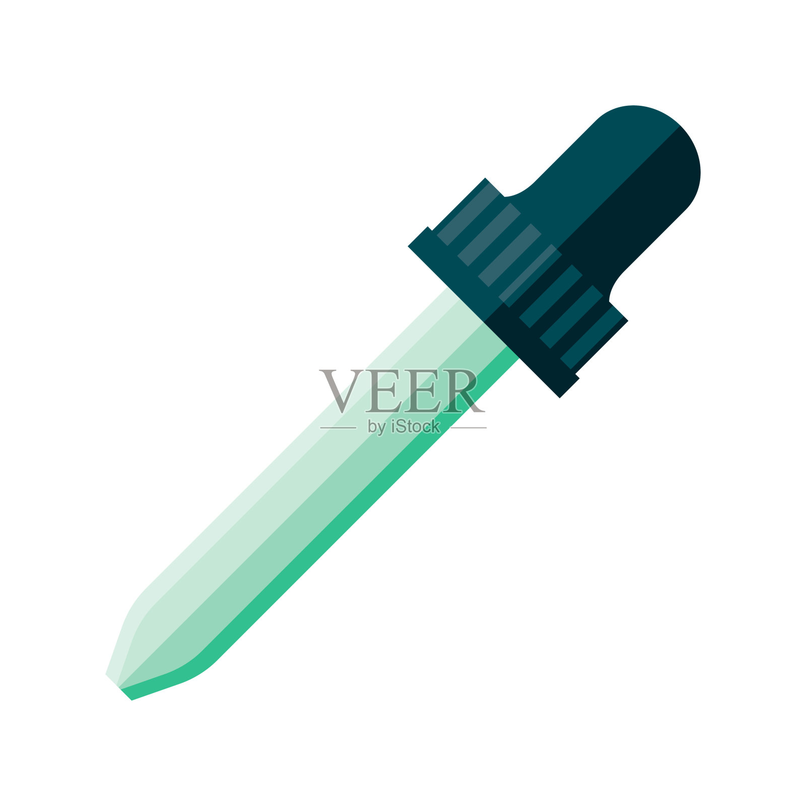 透明背景上的水滴图标插画图片素材