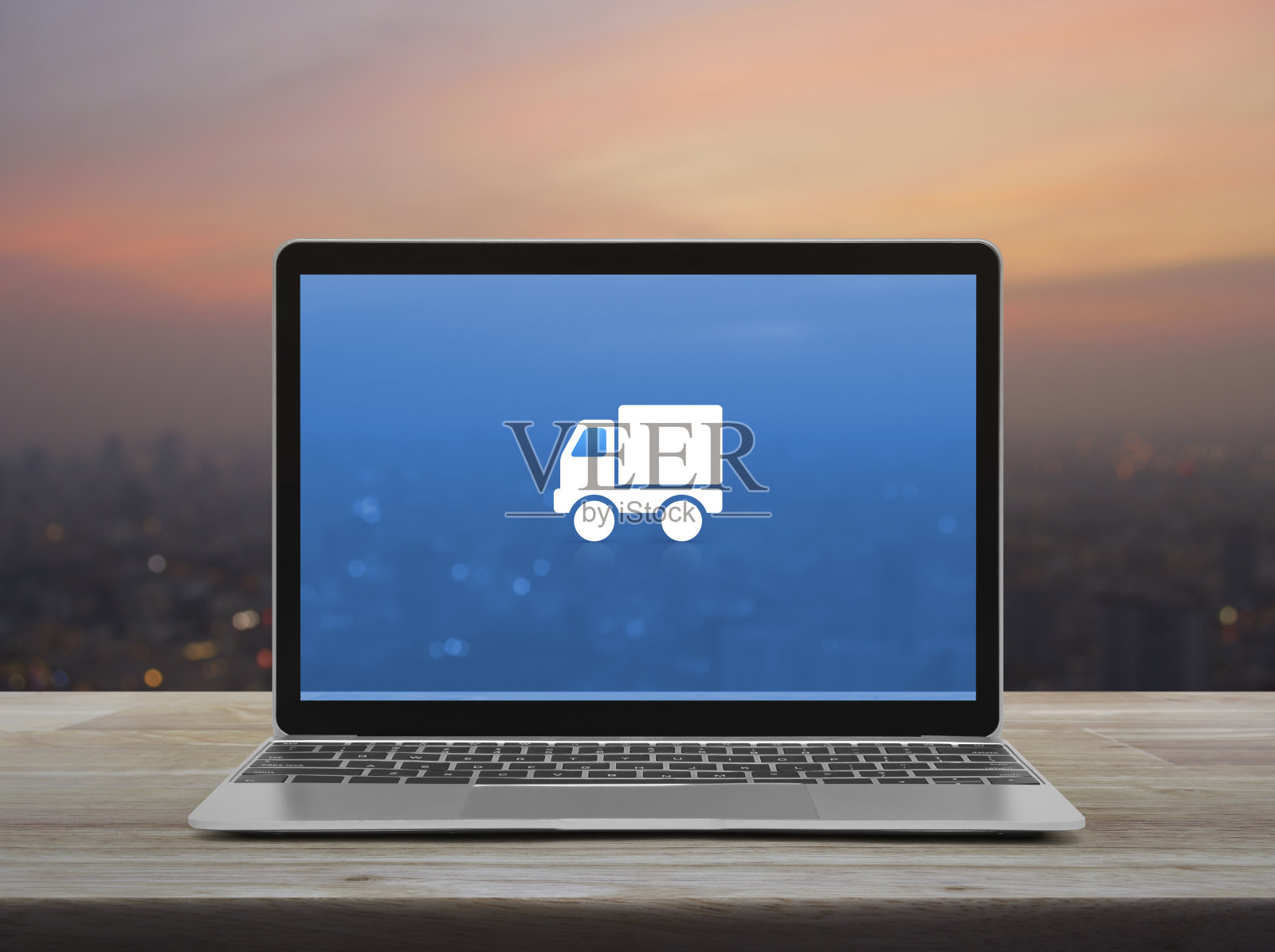 商务运输网上服务理念照片摄影图片