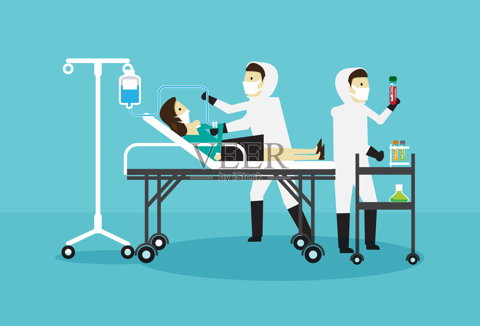 医生谁插画图片素材