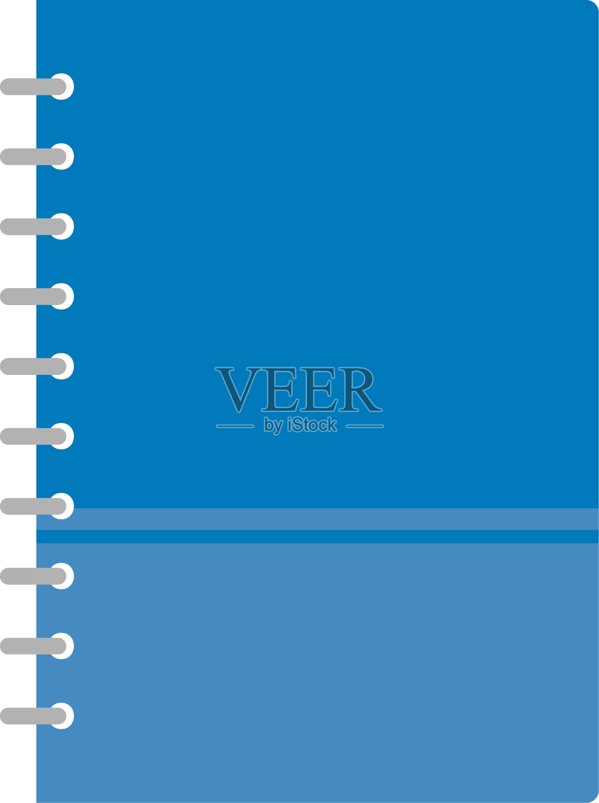 蓝色笔记本图标设计元素图片