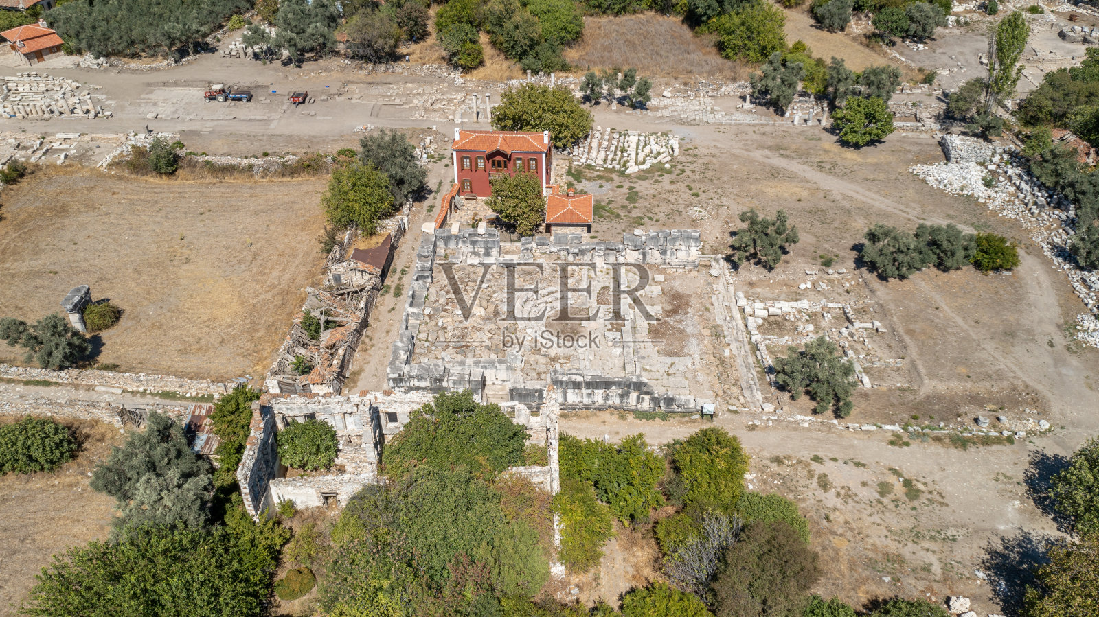 位于土耳其Muğla的Stratonikeia古城。照片摄影图片