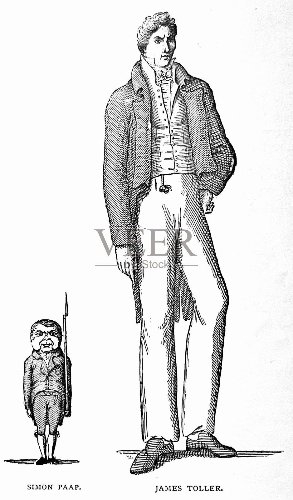 侏儒和巨人:西蒙·帕普和詹姆斯·托勒设计元素图片