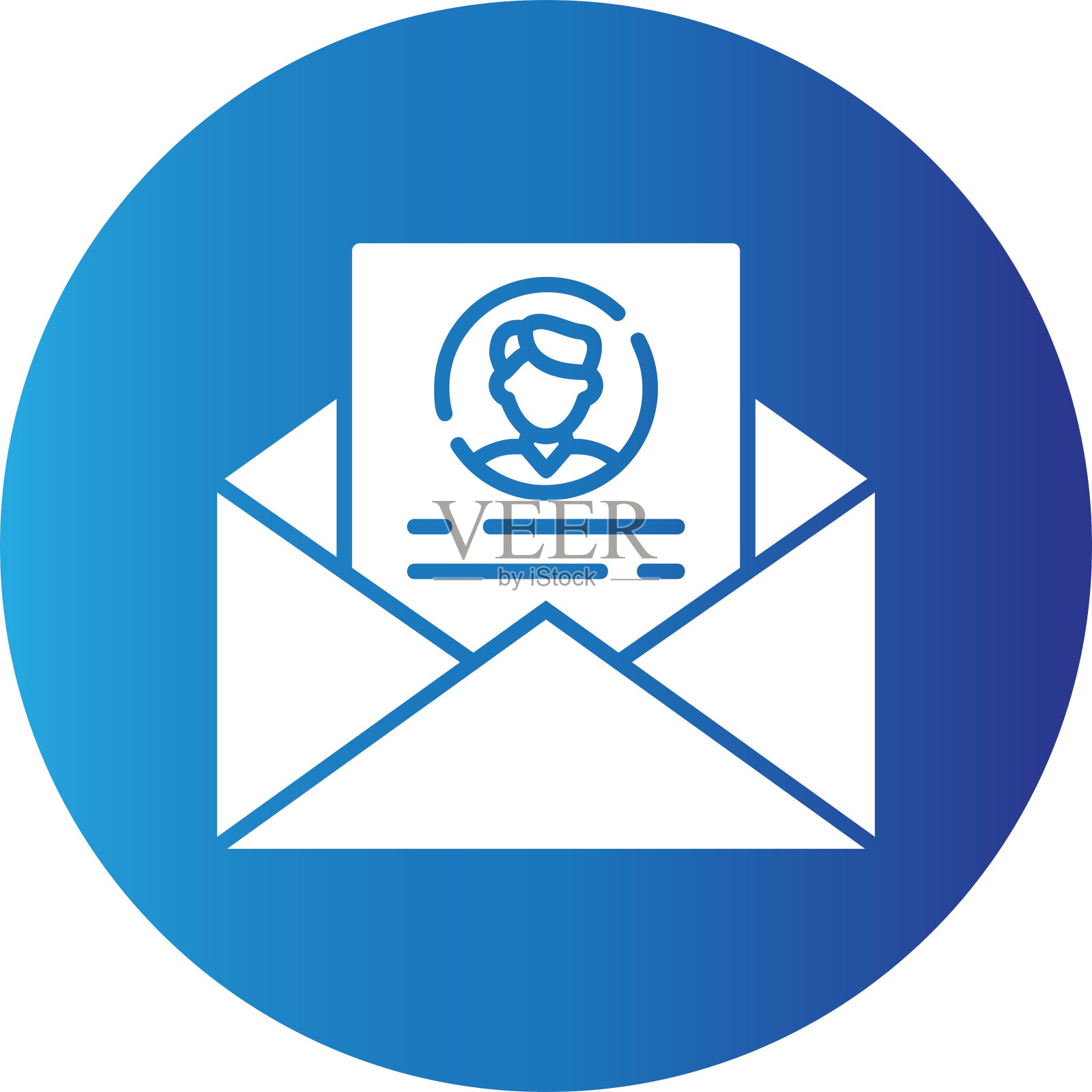 联系人邮箱图标插画图片素材