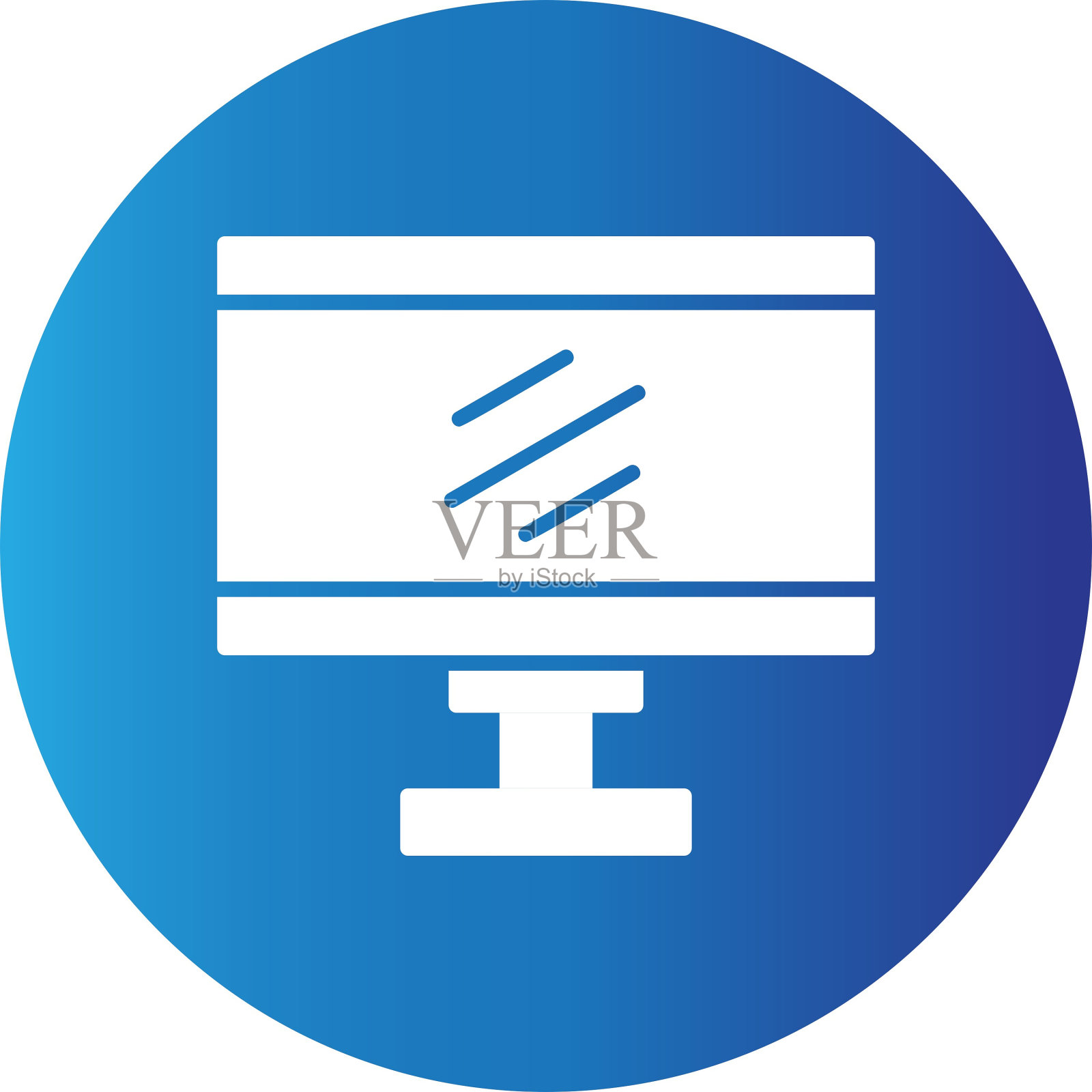 液晶显示图标插画图片素材