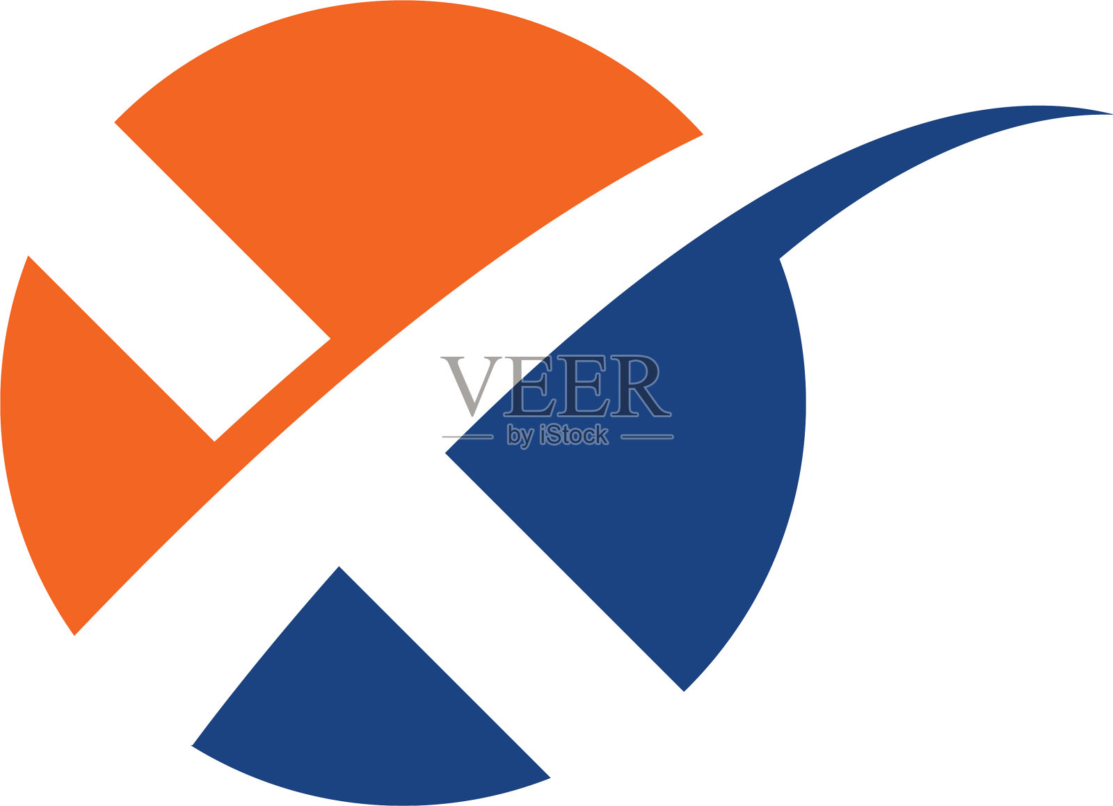 X字母标志模板插画图片素材