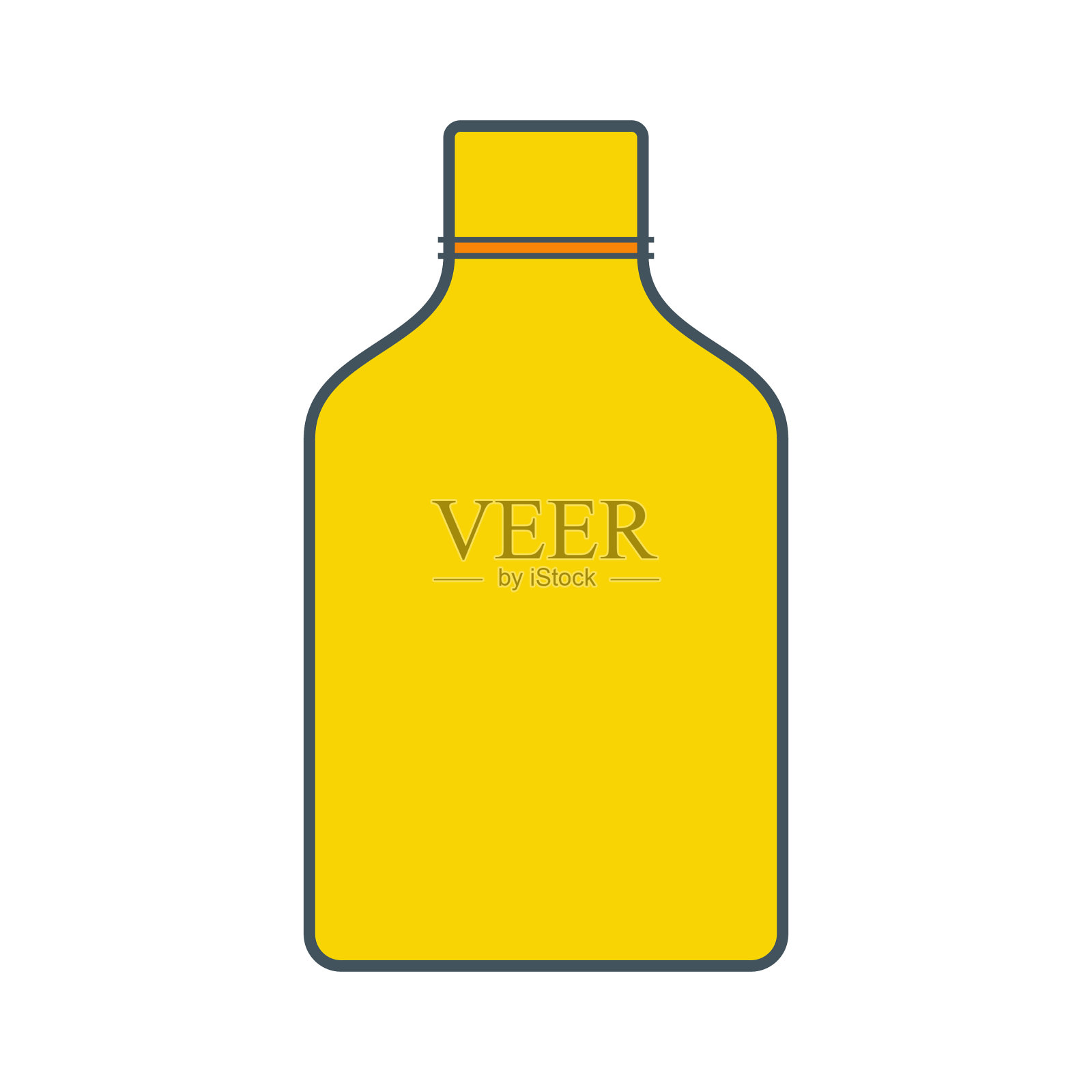 维生素和矿物质罐设计插画图片素材