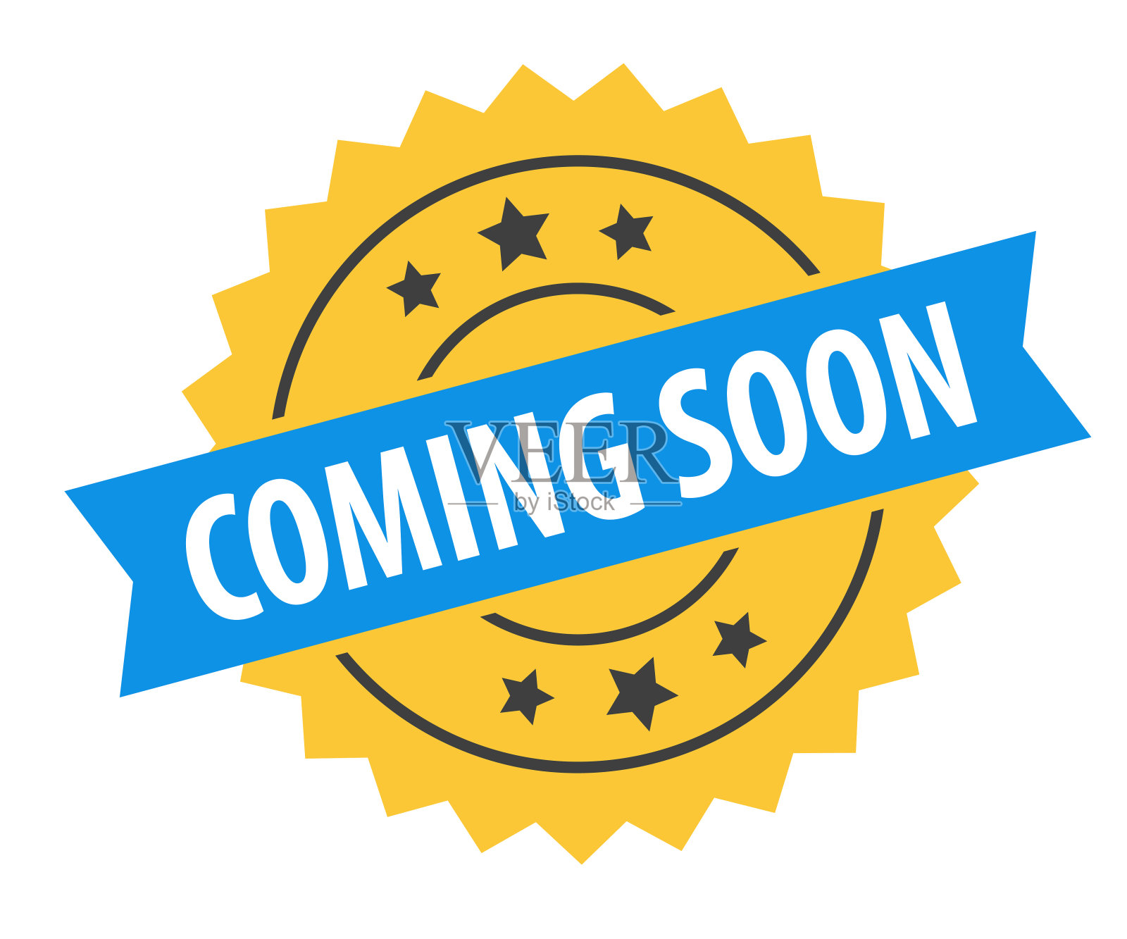 即将到来-印章，印鉴，印章模板。难看的东西效果。向量股票插图设计元素图片