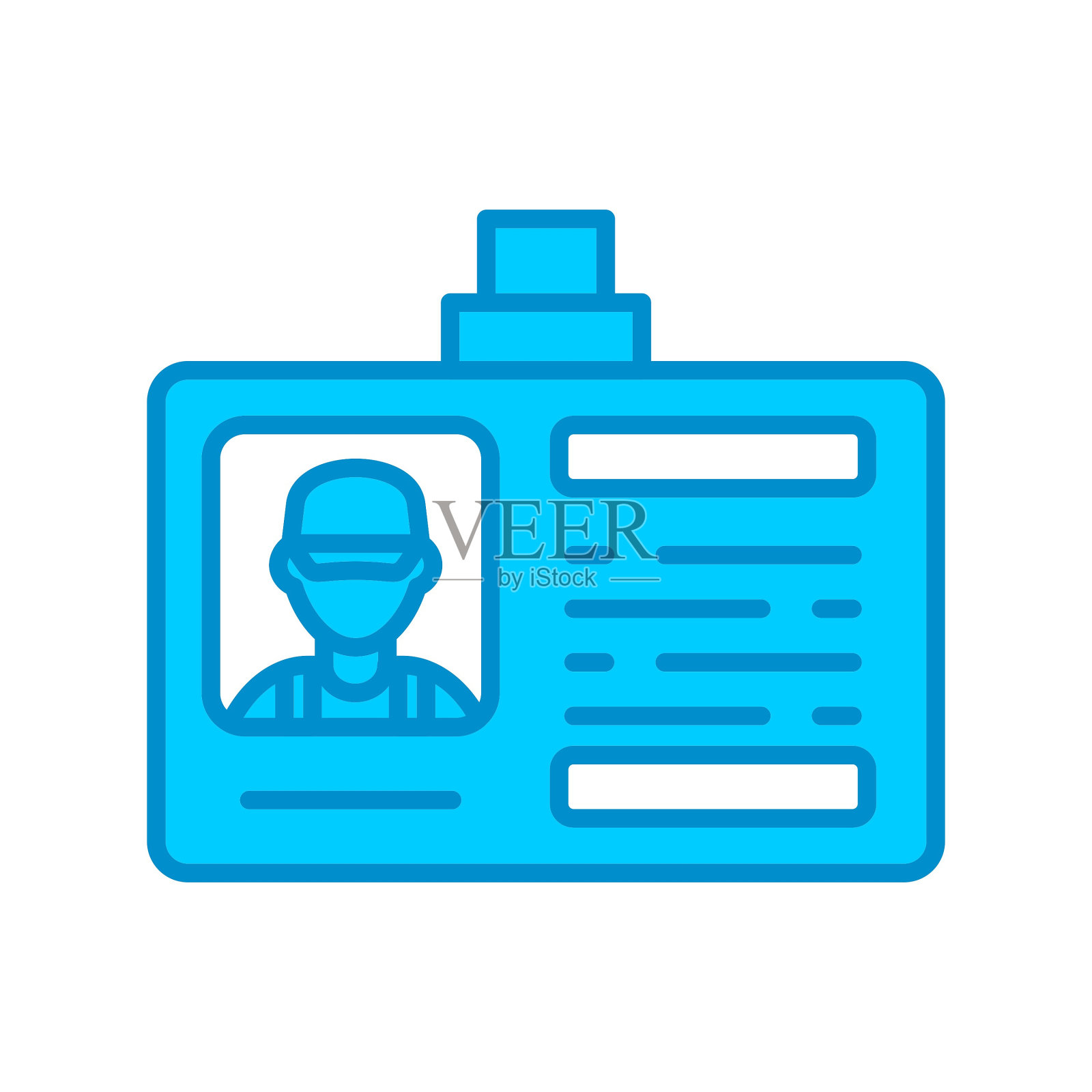 许可证的图标插画图片素材