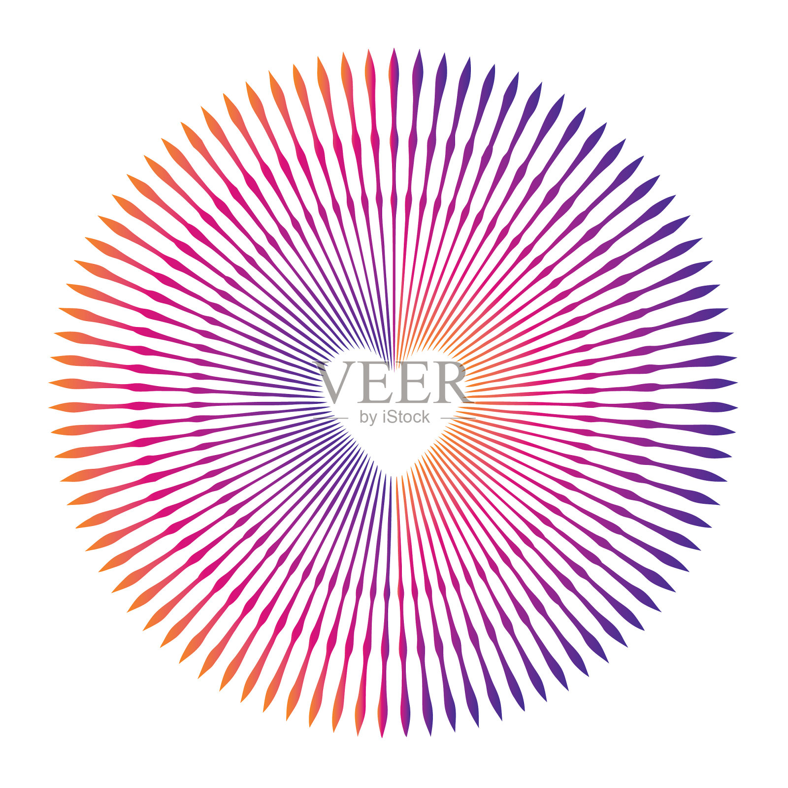 发光的心背景插画图片素材