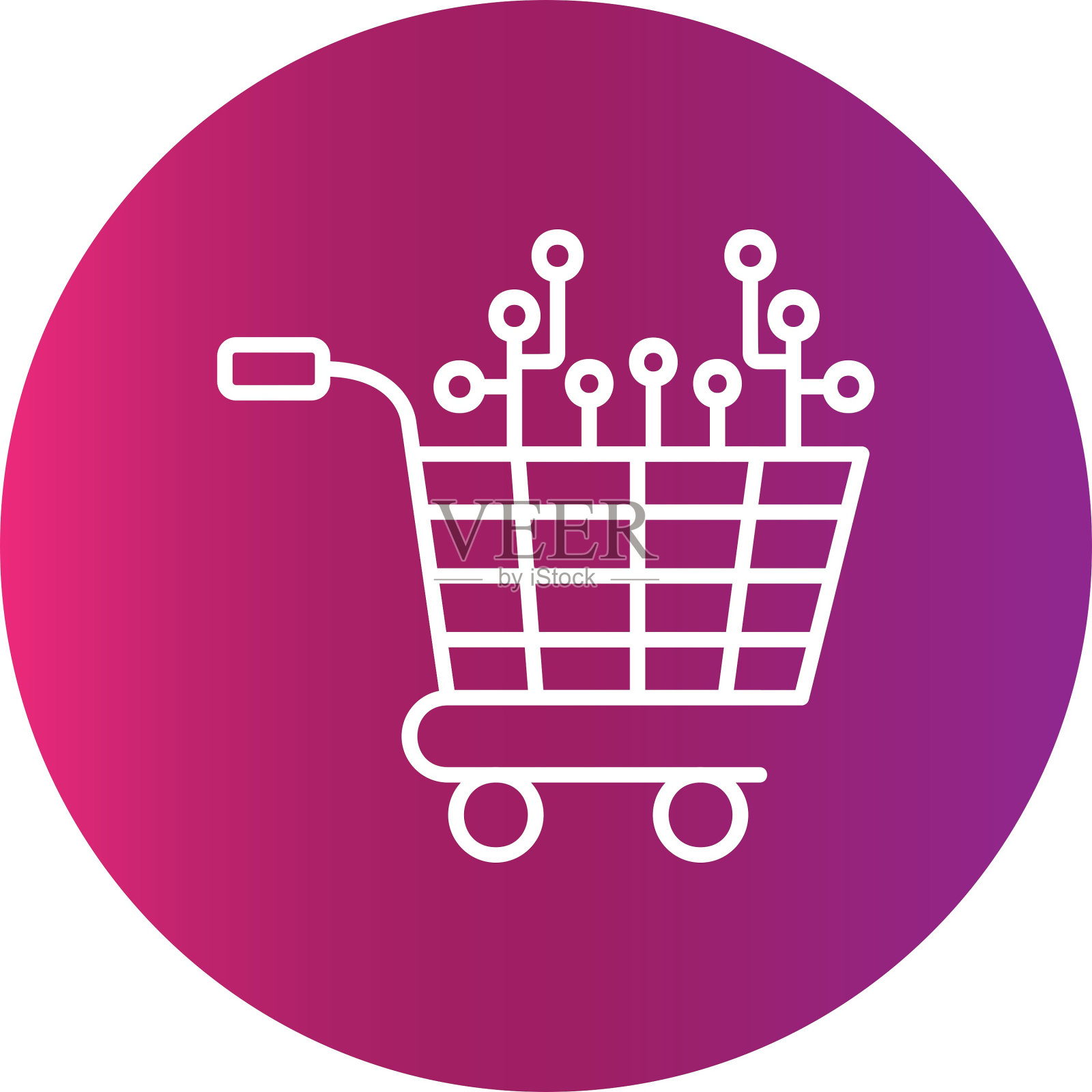 购物车图标插画图片素材