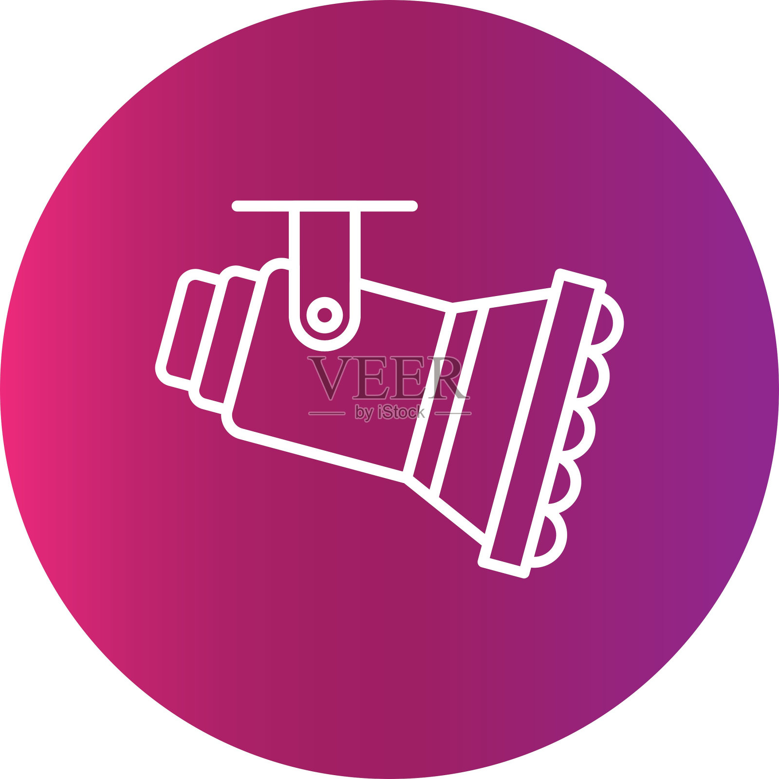 聚光灯下的图标插画图片素材