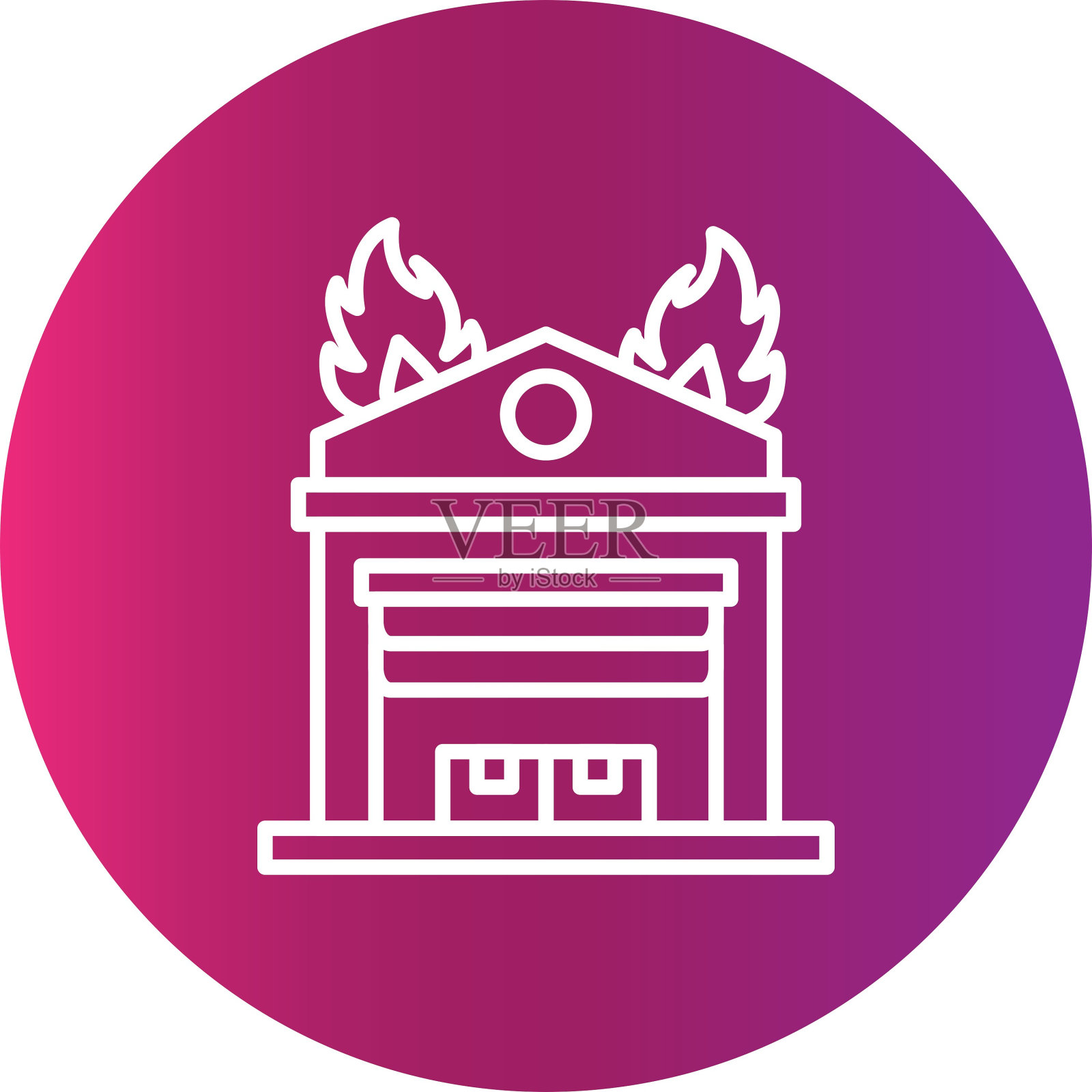 火图标插画图片素材