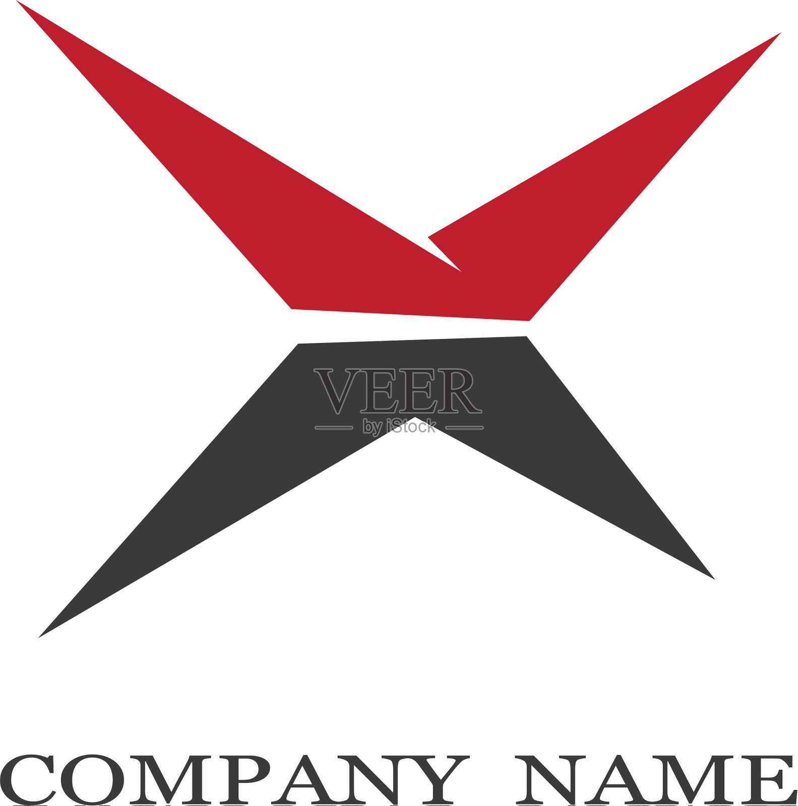 字母x符号设计插画图片素材