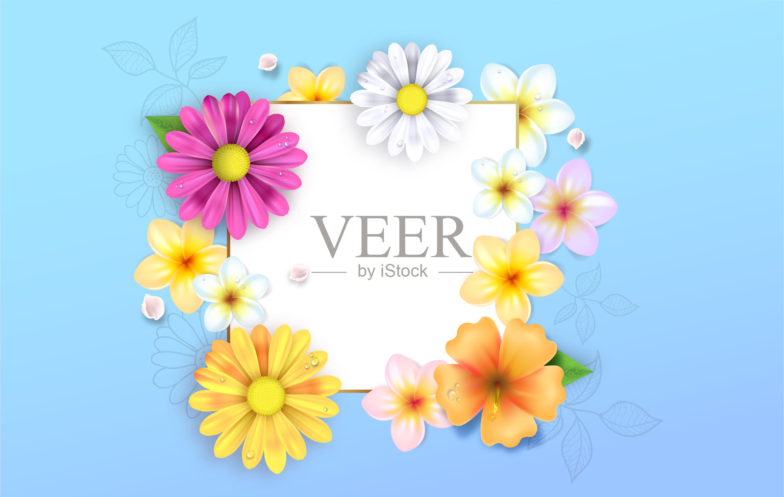 春花插图插画图片素材