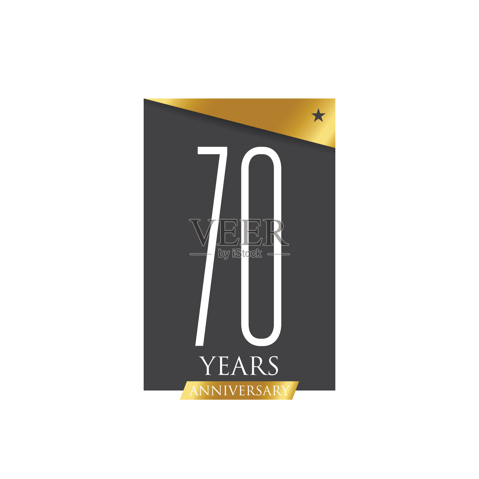 周年符号模板孤立，周年图标标签，周年符号股票插图插画图片素材