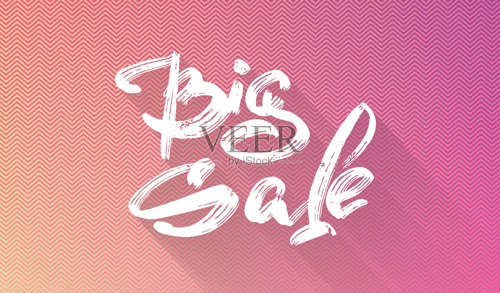 霓虹背景上手绘现代字母“大减价”设计元素图片