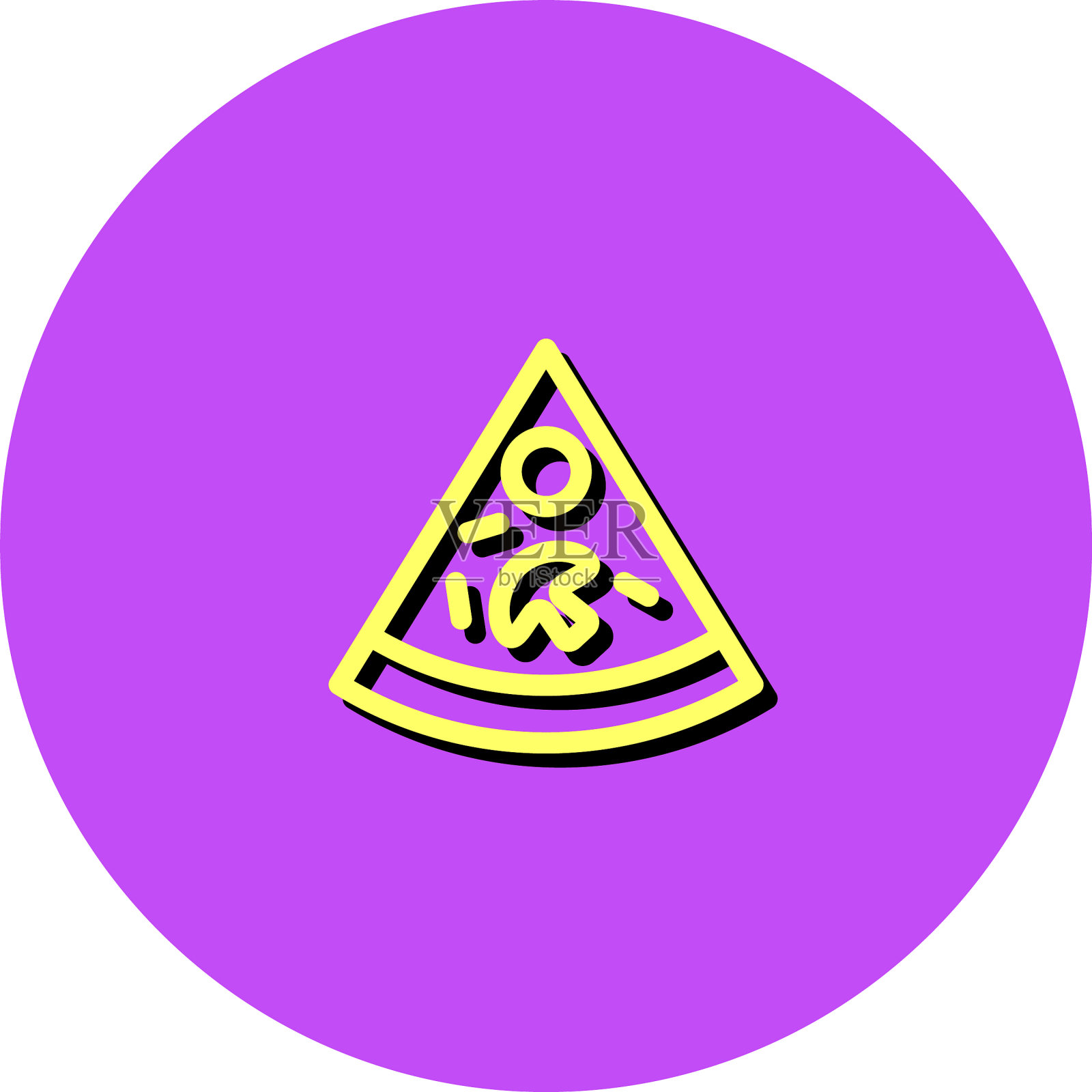 披萨片图标插画图片素材