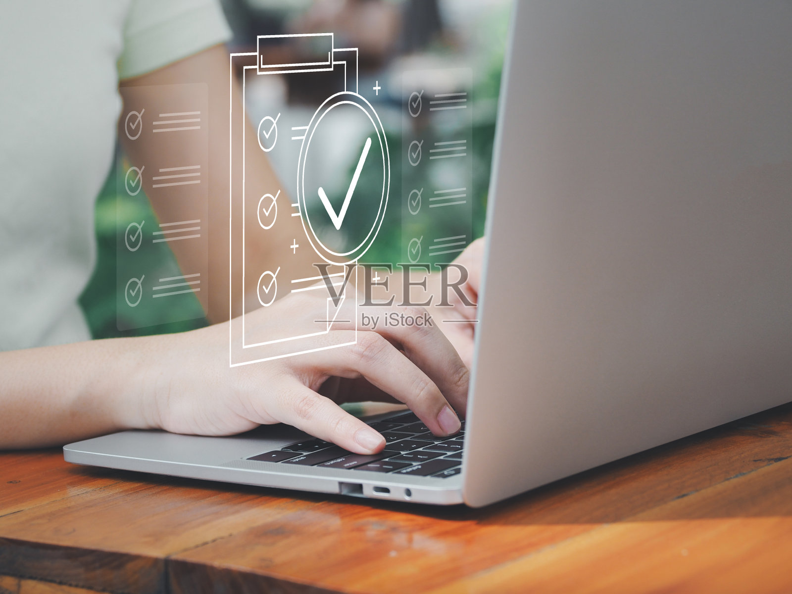 业务绩效检查表照片摄影图片