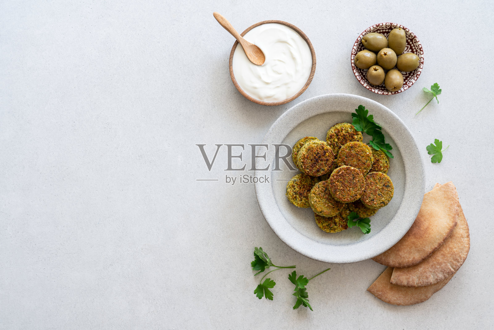 素食健康食品俯视图照片摄影图片