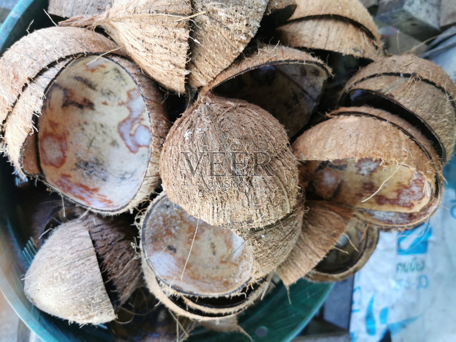 椰子壳照片摄影图片